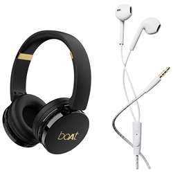 boAt Rockerz 370 On Ear Bluetooth Headphones with Upto 12 Hours Playtime